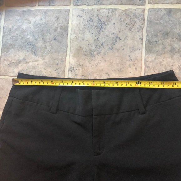 Cropped Trouser Style Black Pants - Picture 10 of 11